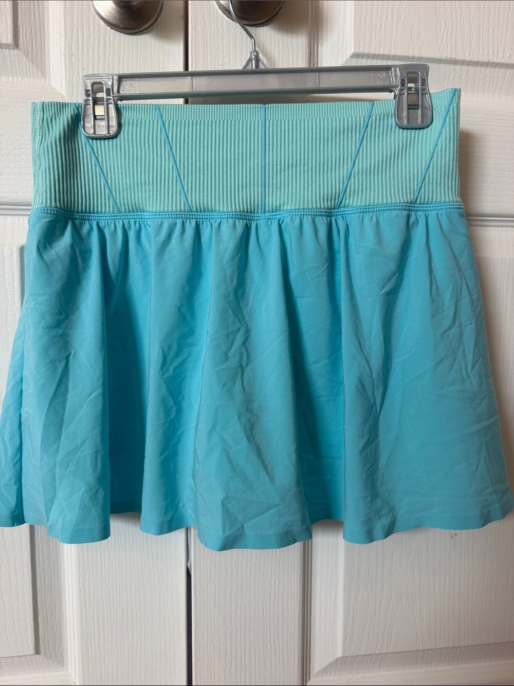 Offline by Aerie Aqua Pleated Athletic Skort
